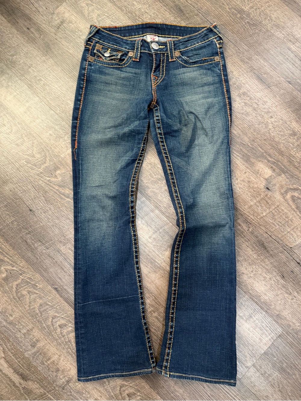 True Religion Dark Wash Bootcut Jeans